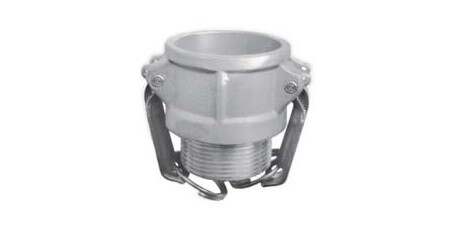 Camlock female connection with male thread type B aluminium 1/2 16 bar