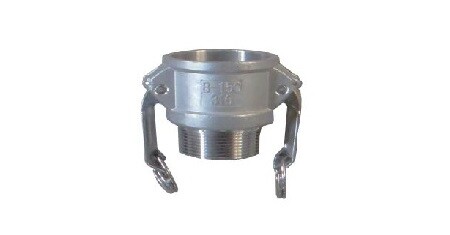 Camlock female connection with male thread type B stainless steel 6 7 bar
