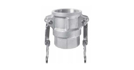 Camlock female connection with female thread type D aluminium 8 5 bar