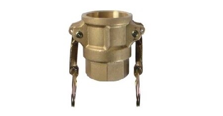 Camlock female connection with female thread type D brass 4 7 bar