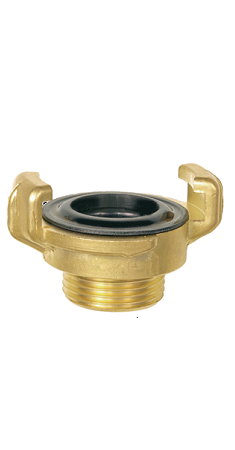 GEKA PLUS male thread brass