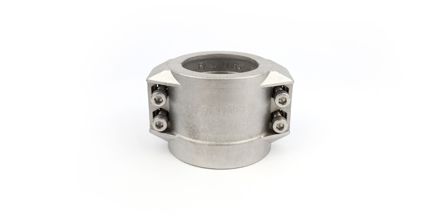 Safety clamps stainless steel 100 X 8 MM Range 114-119 MM