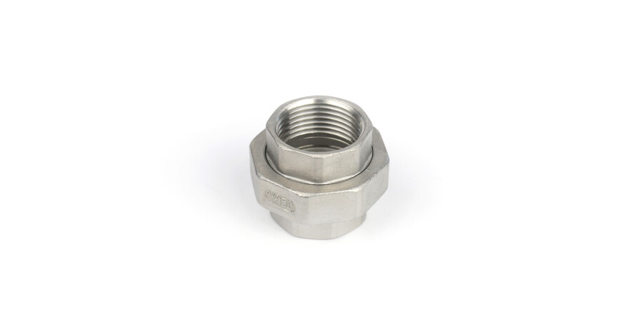 Stainless steel type NR340 3 part coupling female x female BSP thread 11/2