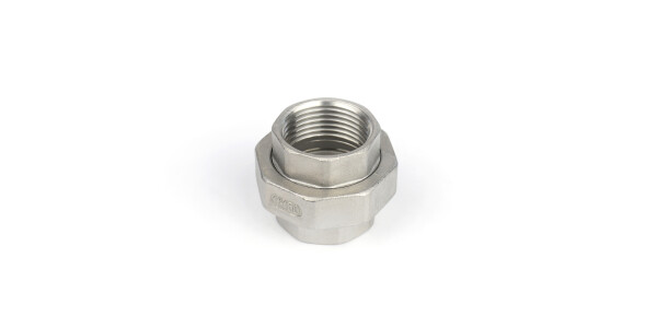 Stainless steel type NR340 3 part coupling female x female BSP thread 11/2