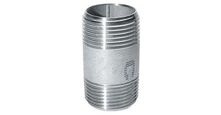 Stainless steel type NR23 pipe nipple male x male BSPT thread 3/4X80MM