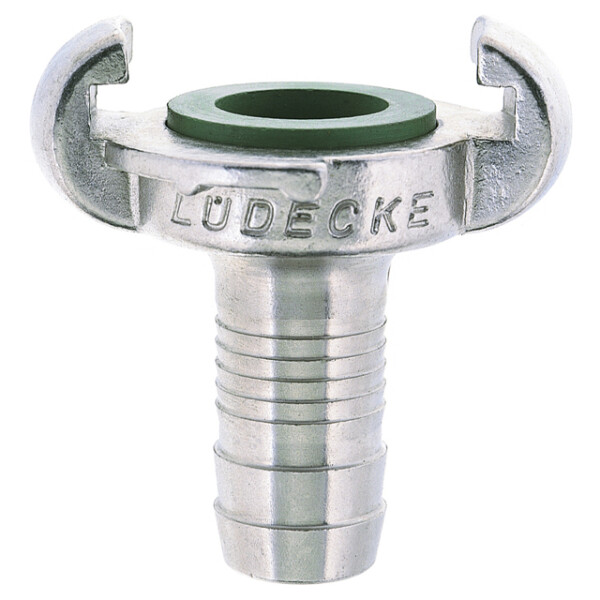 Ludecke claw coupling SKG 25 mm hose tail stainless steel