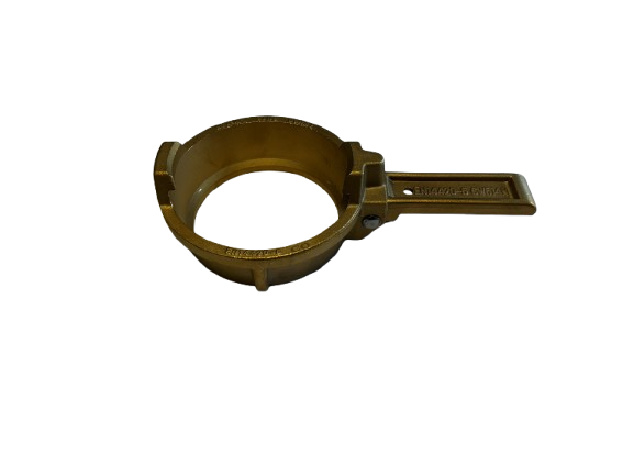 Tankwagon locking ring brass