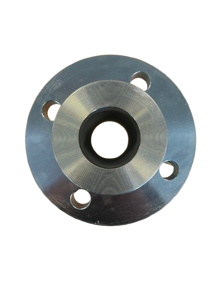 Swivel flange including ribbed hosetail galvanised steel PN10/40 DN32 thick version EN1092-1/04