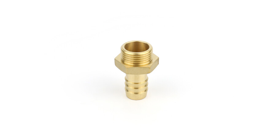 Hosetail male thread brass