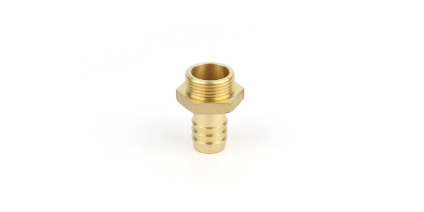 Hosetail male thread brass