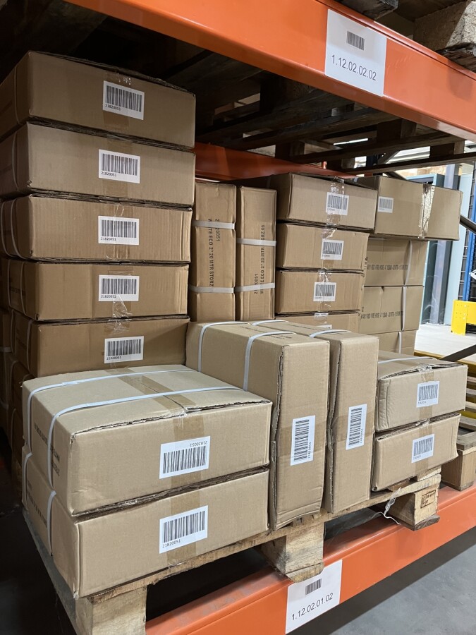 White pvc / woven textile layflat hose including storz couplings