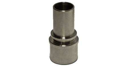 Hosetail 100 mm with welding end 114,3 mm stainless steel