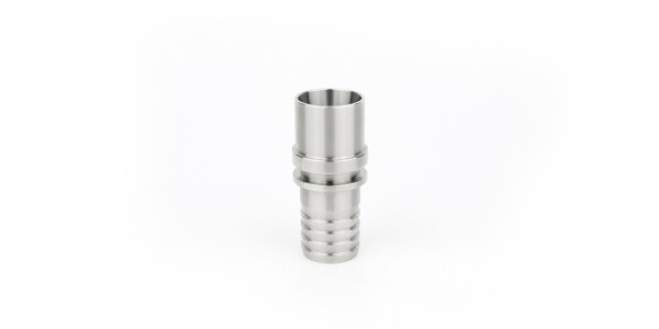 DIN 11850 hosetail with welding end stainless steel Reihe 2