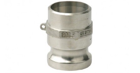 Male camlock for welding stainless steel AWB 3